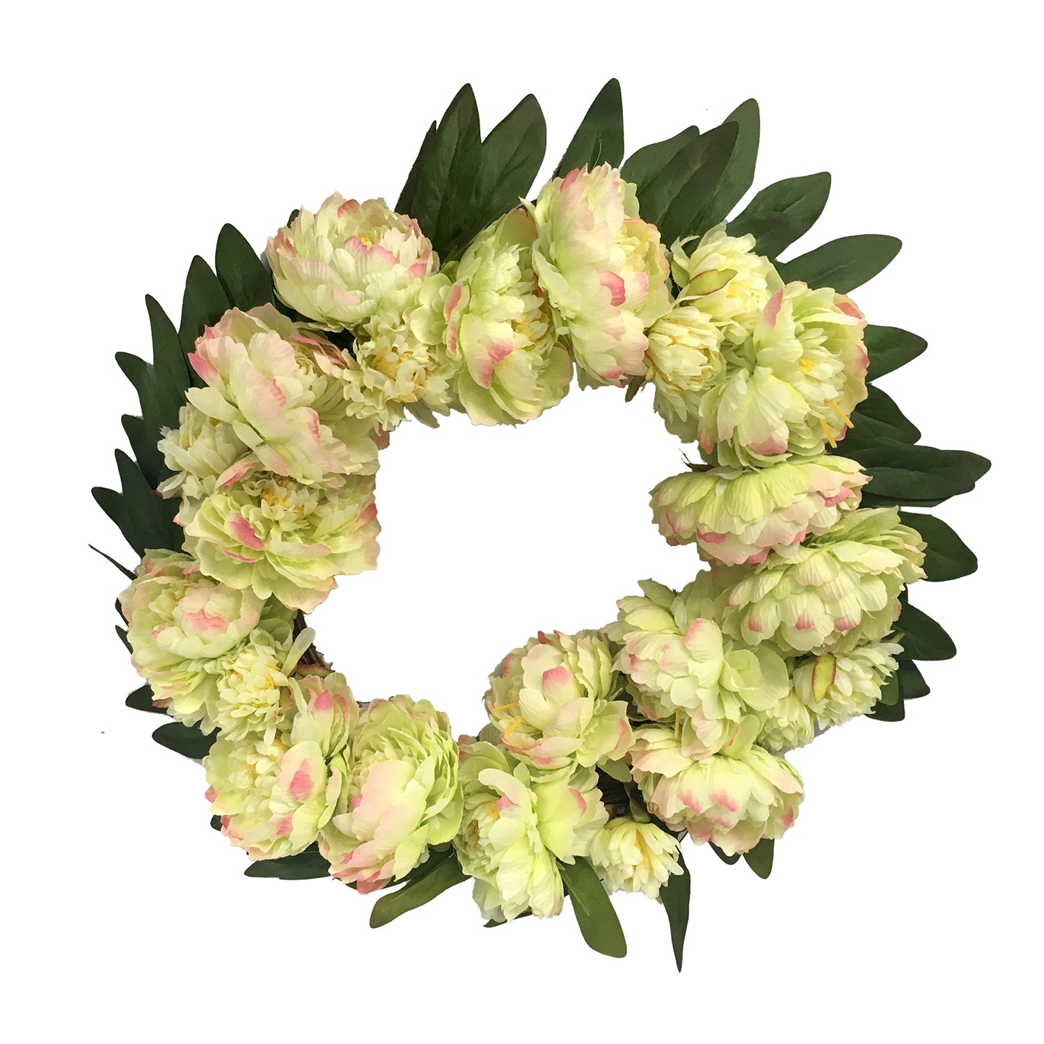 16 Inch Peony Wreath