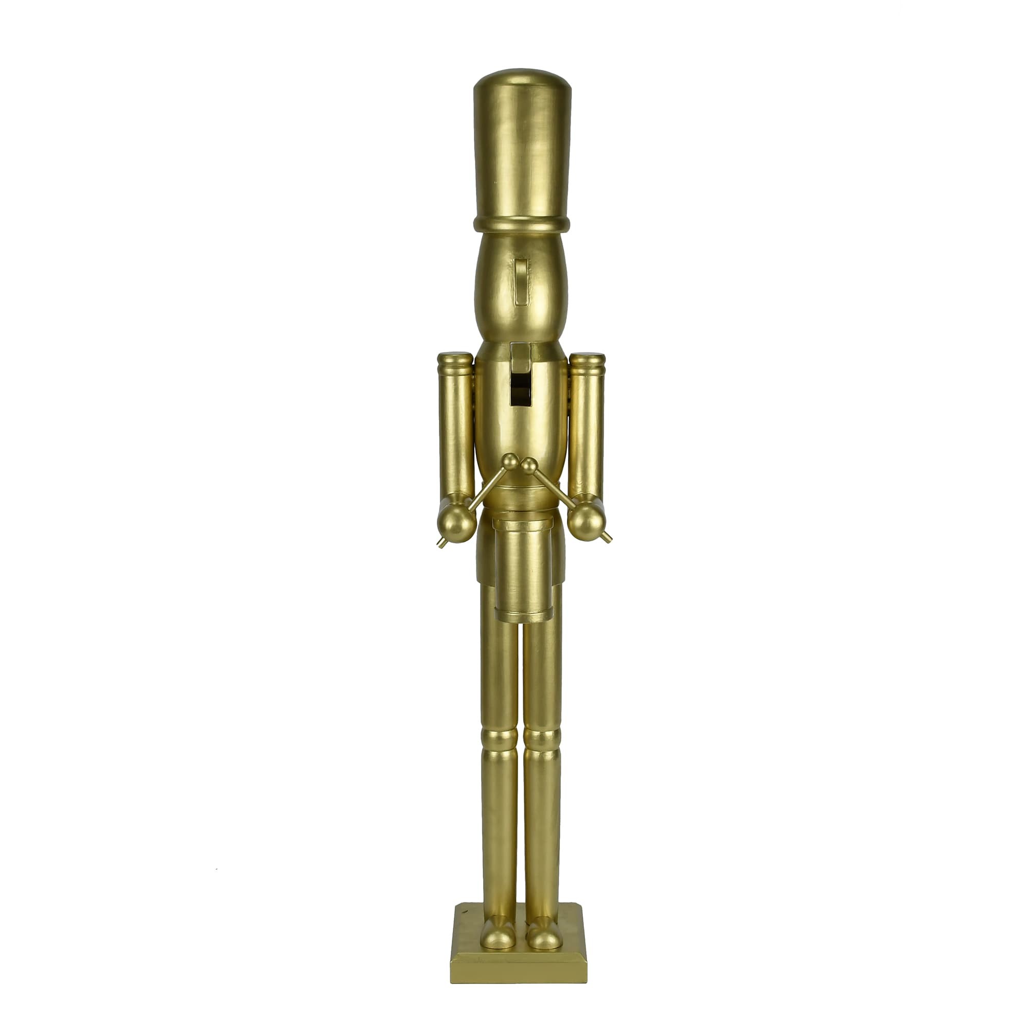 36inch wooden Gold Soldier drummer Nutcracker