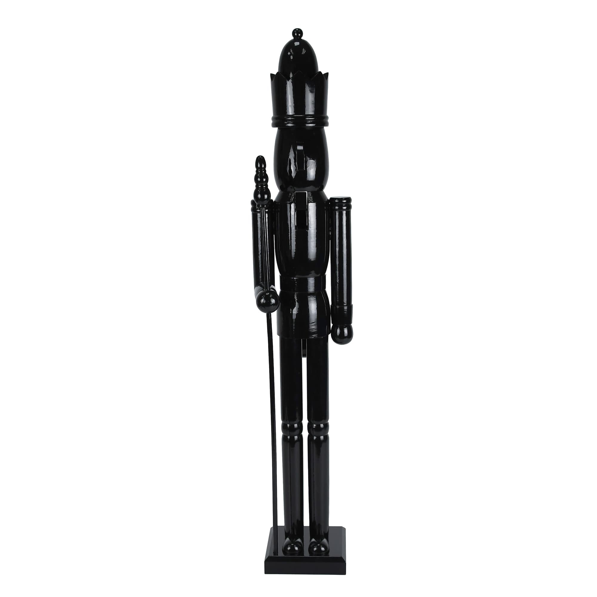 36inch wooden Black King  Nutcracker
