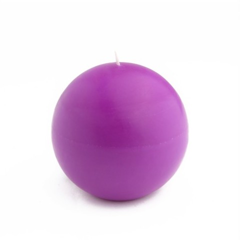 4 Inch Purple Ball Candles (2pc/Box)