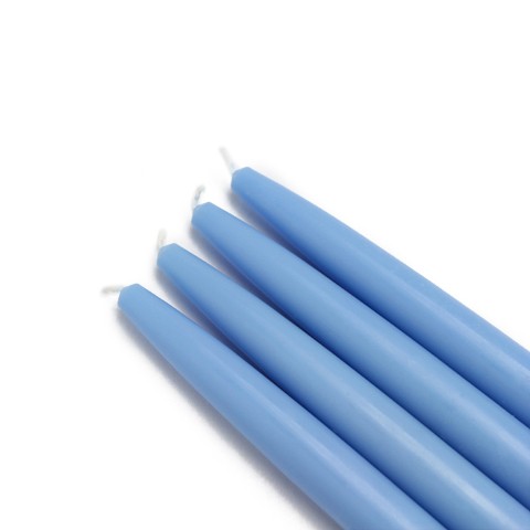 6 Inch Light Blue Taper Candles (1 Dozen)
