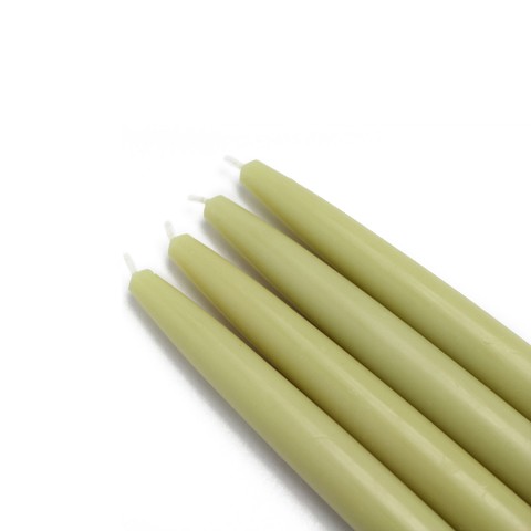 6 Inch Sage Green Taper Candles (144pcs/Case) Bulk