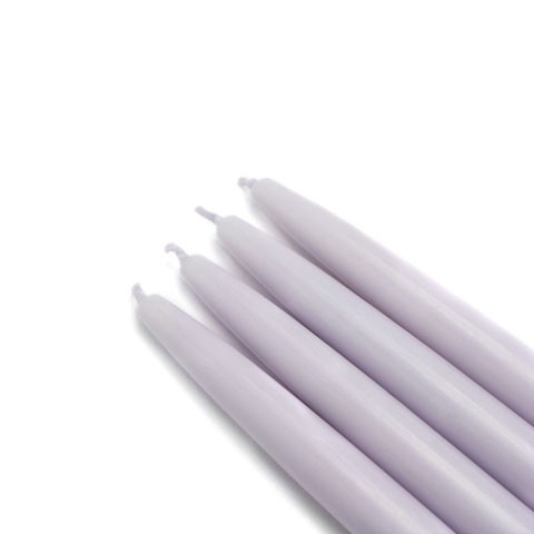 6 Inch Lavender Taper Candles (1 Dozen)