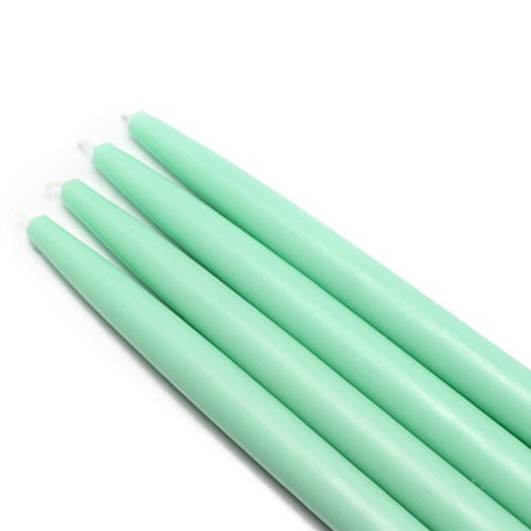 10 Inch Aqua Taper Candles (1 Dozen)