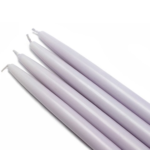 10 Inch Lavender Taper Candles (1 Dozen)
