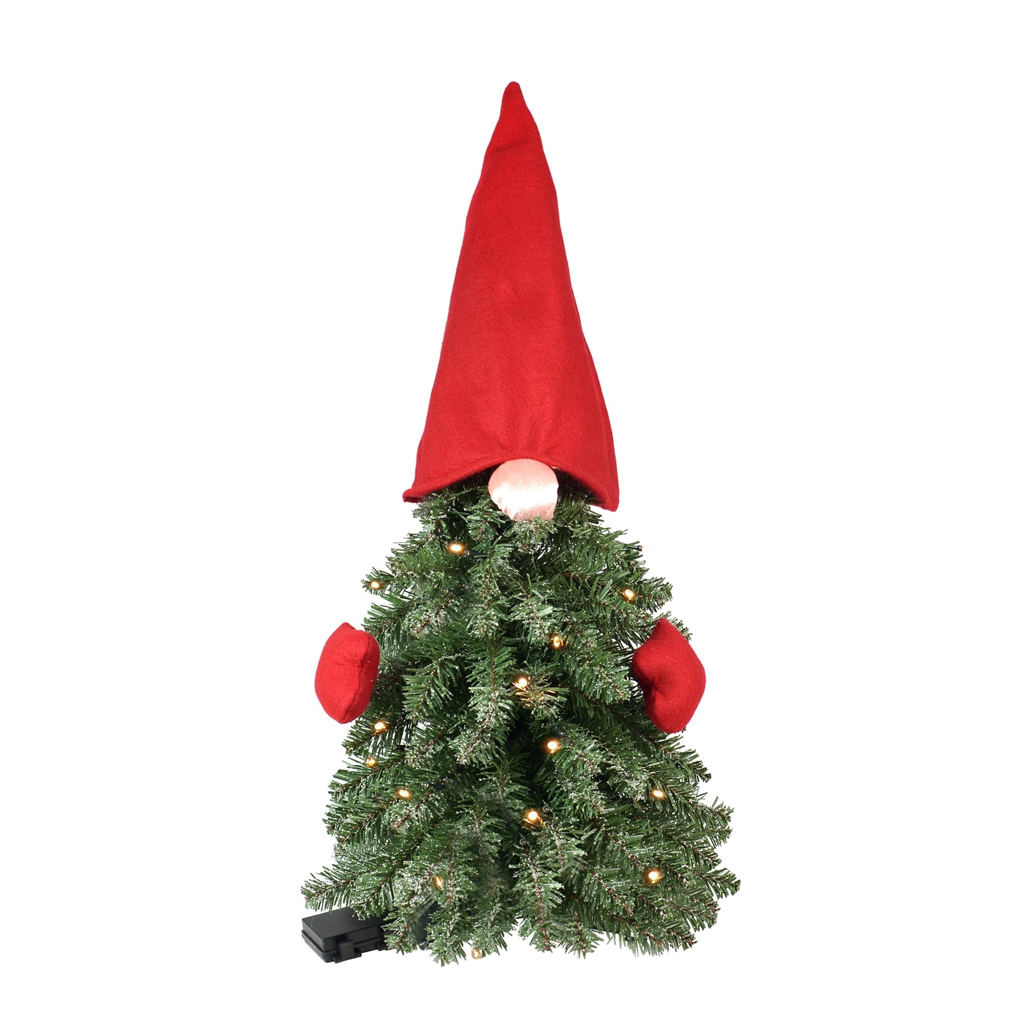 2.5FT Pre-Lit Gnome Christmas Tree