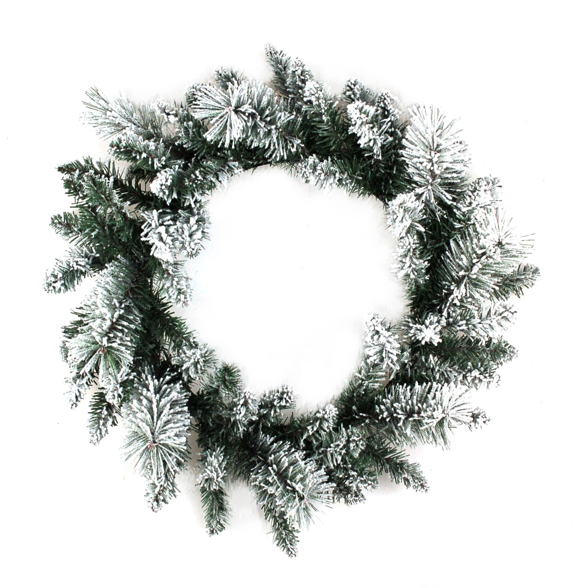 24 Inch White Wreath