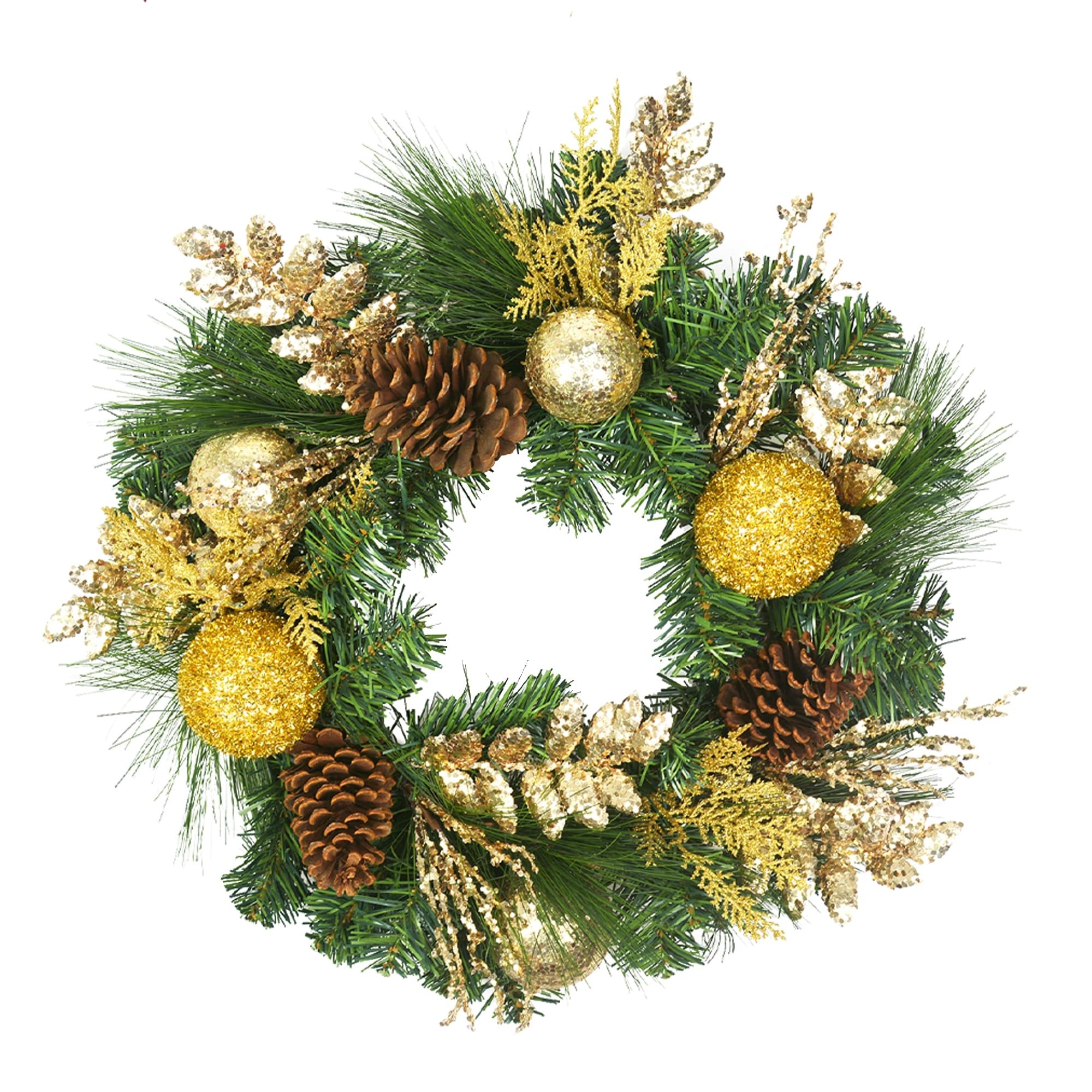 20 Inch Christmas Decorated Wreath