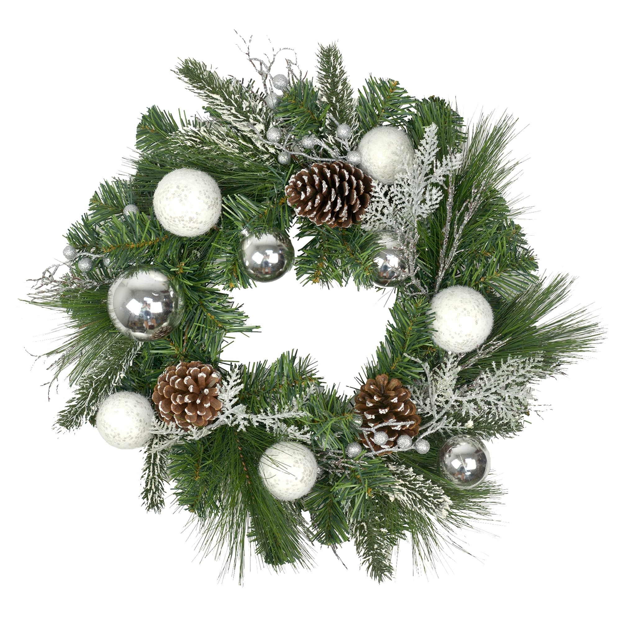 20 Inch Christmas Decorated Wreath
