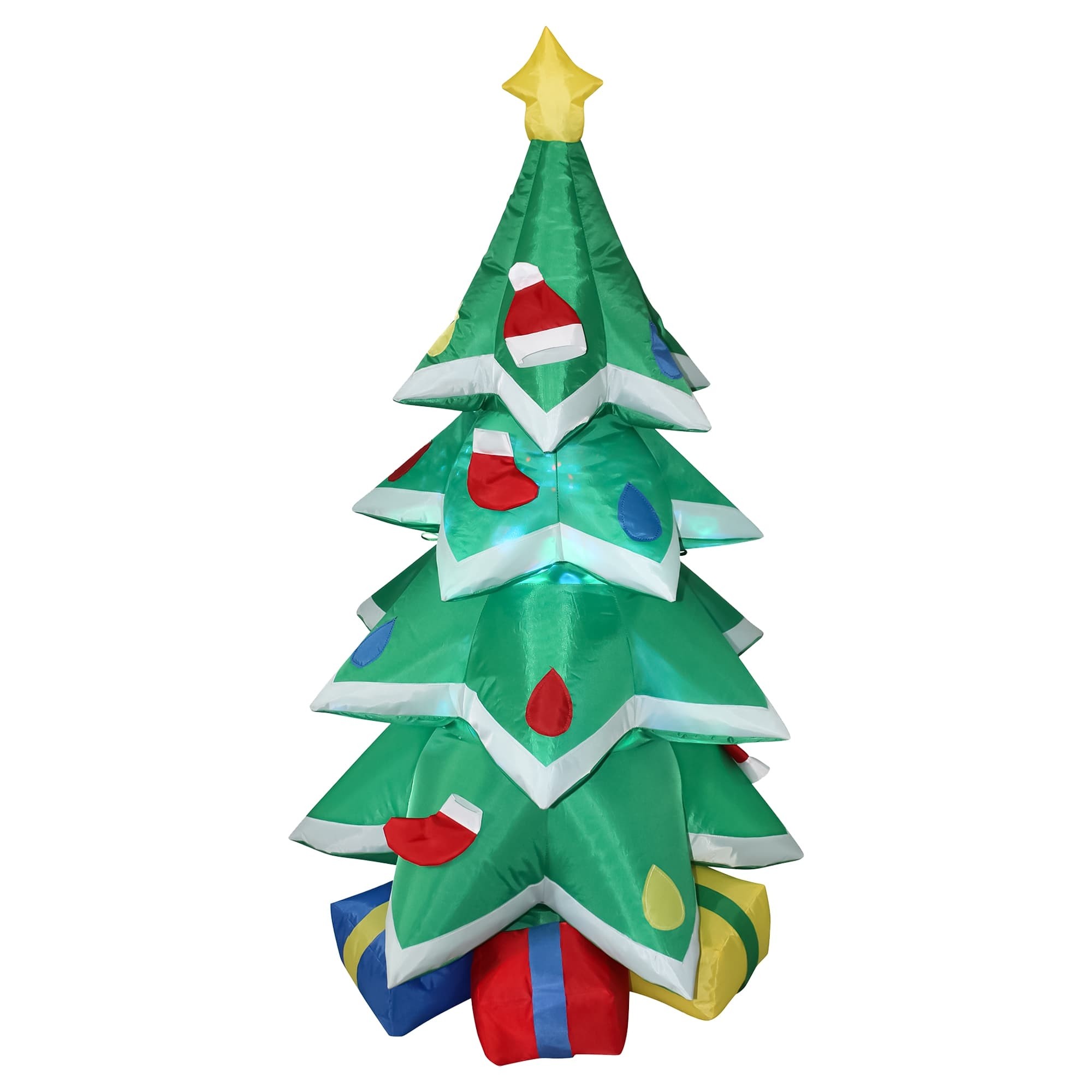 6FT Christmas Tree with Snow Inflatable