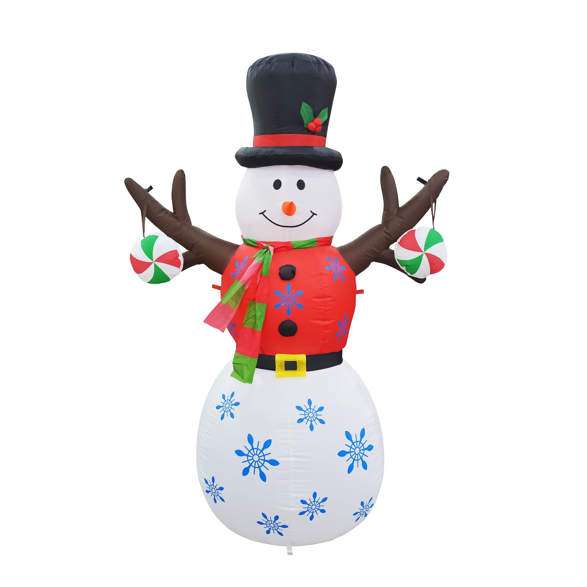 6FT Inflatable Tree Hand Snowman