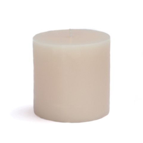 3 x 3 Inch Pale Ivory Pillar Candles (12pcs/Case) Bulk