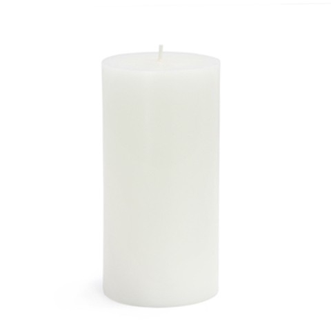 3 x 6 Inch White Pillar Candle