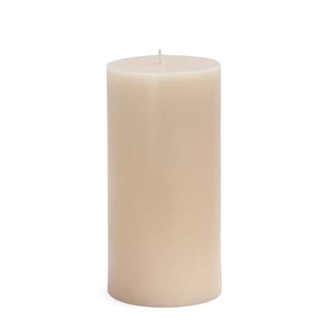 3 x 6 Inch Pale Ivory Pillar Candles(12pcs/Case) Bulk