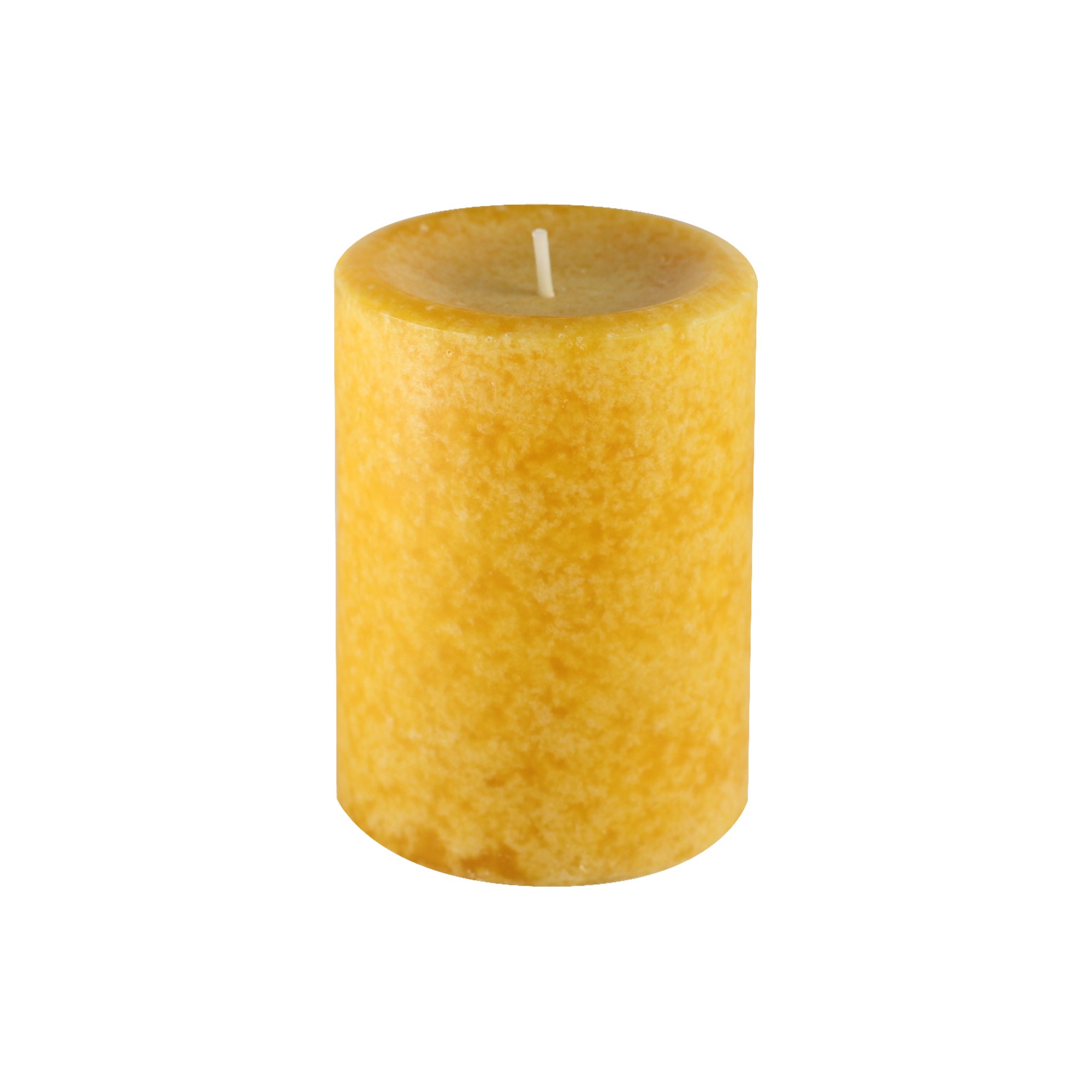 3 Inch x 4 Inch Orange Pumpkin Spice Scented Pillar Candle(12pcs/Case)