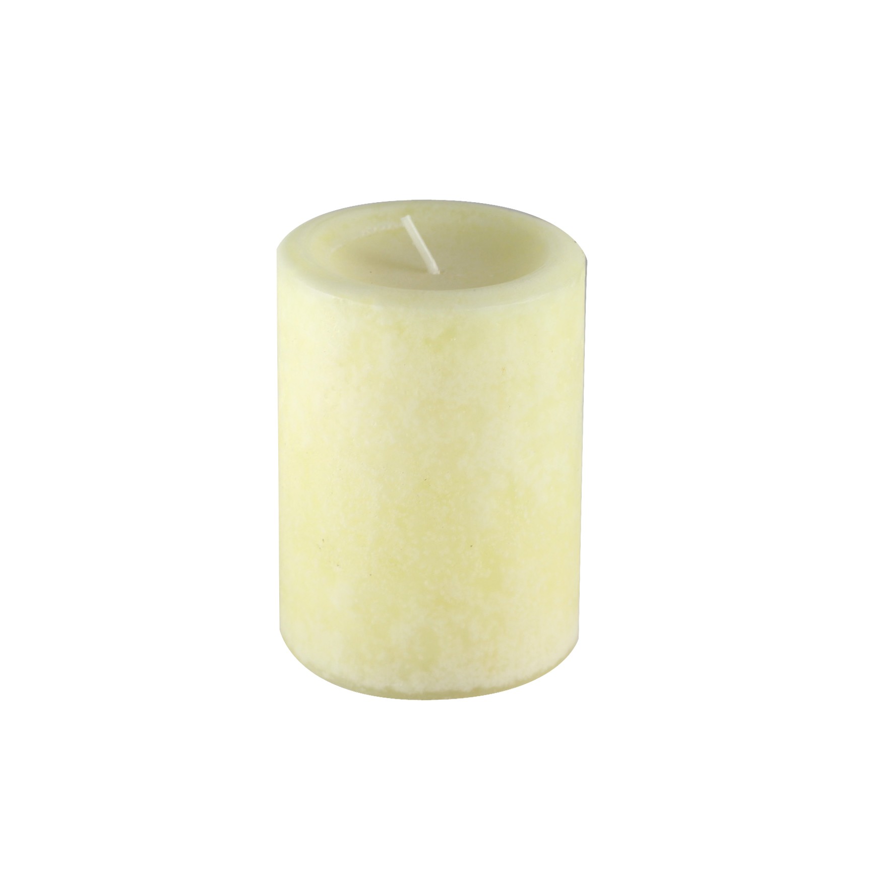 3 Inch x 4 Inch Ivory Vanilla Scented Pillar Candle (12pcs/Case) Bulk