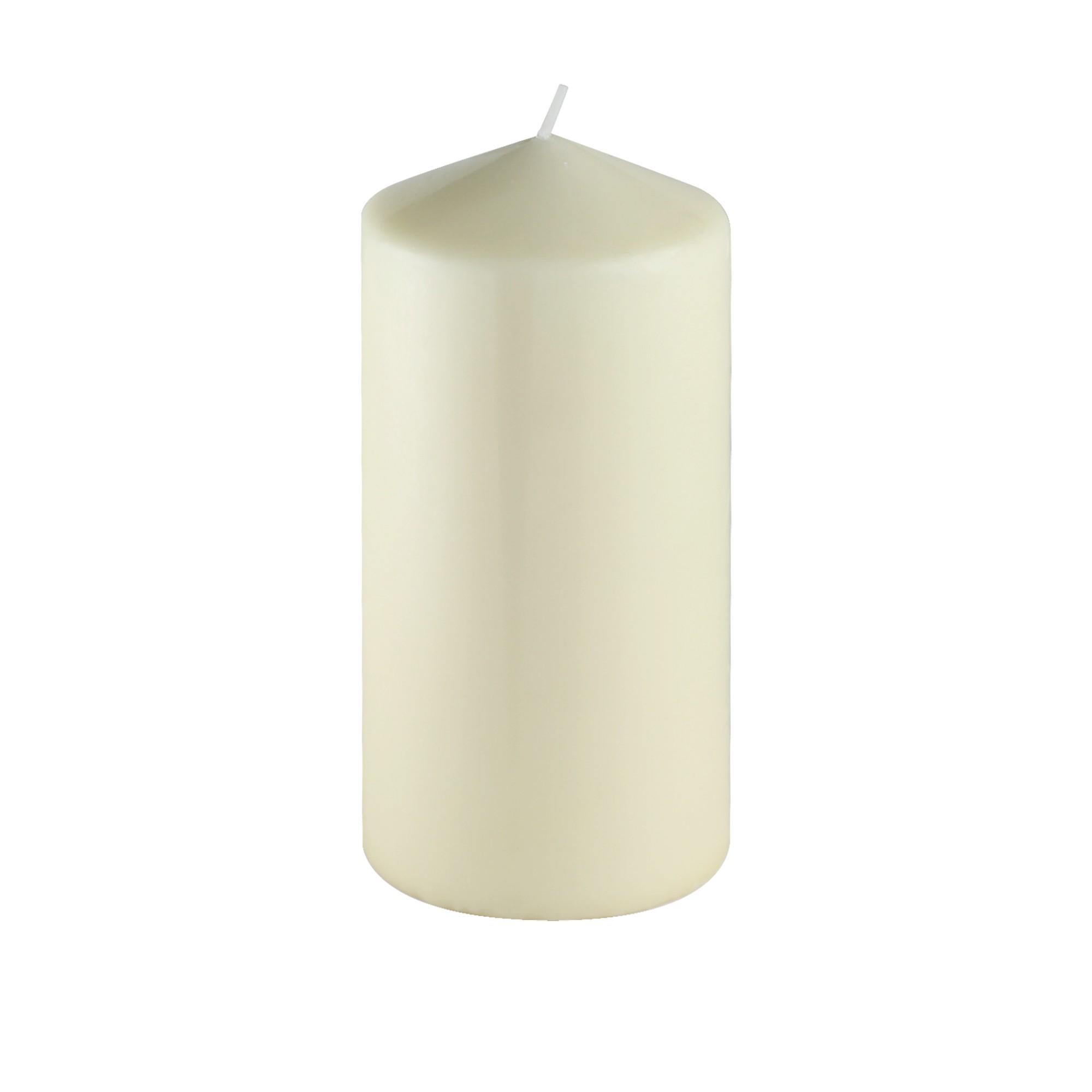 3Pack 3 Inchx 6 Inch Ivory Pressed and Over-Dipped Pillar Candles (12pcs/Case)