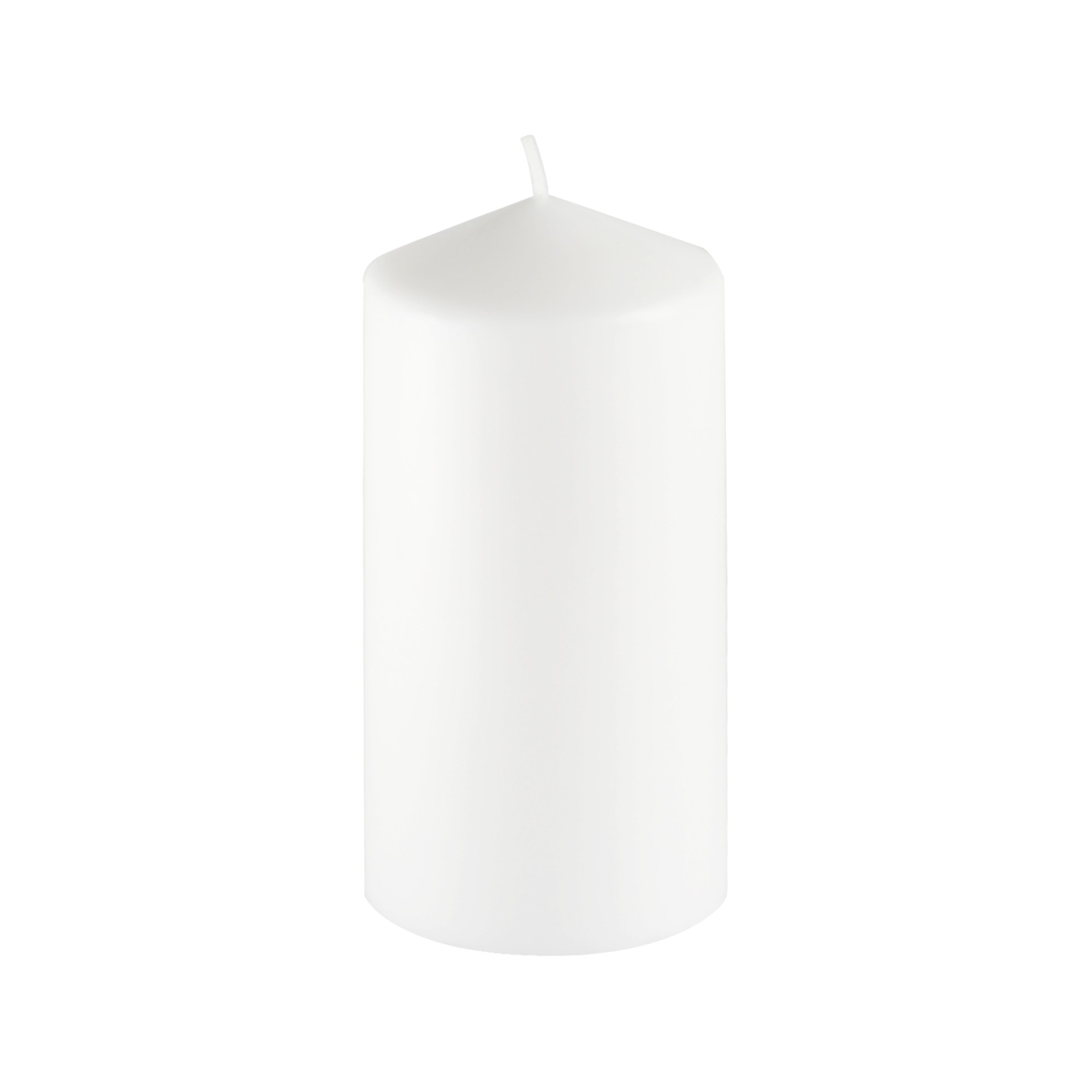 3Pack 3 Inchx 6 Inch White Pressed and Over-Dipped Pillar Candles (12pcs/Case)