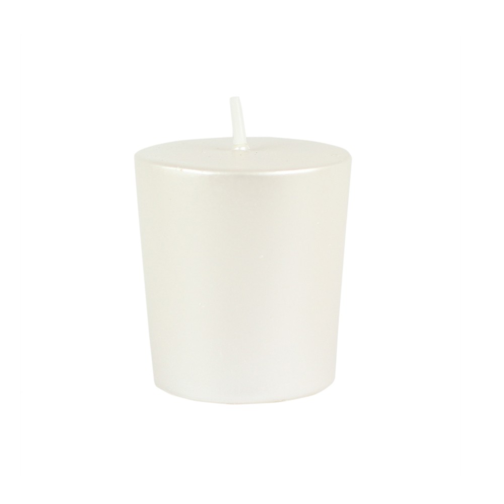 Pearl White Votive Candles (96pc/Case) Bulk