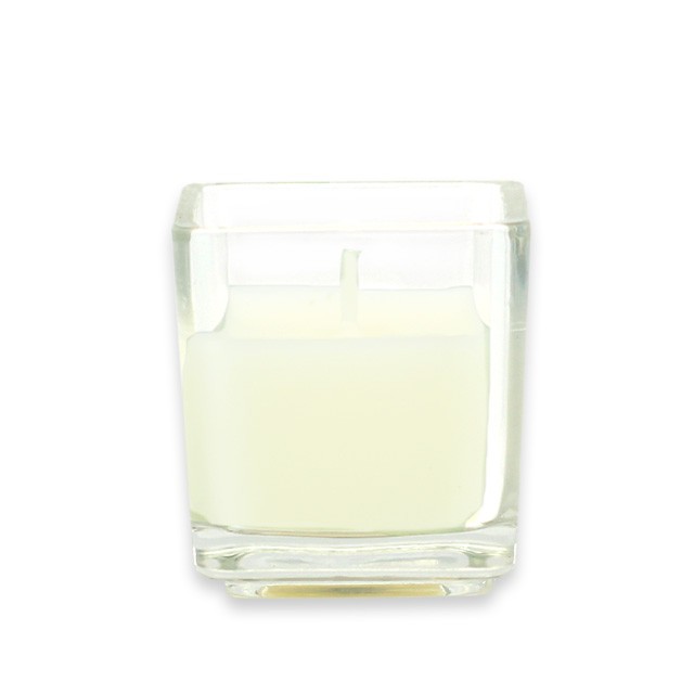 Ivory Square Glass Votive Candles (96pcs/Case) Bulk
