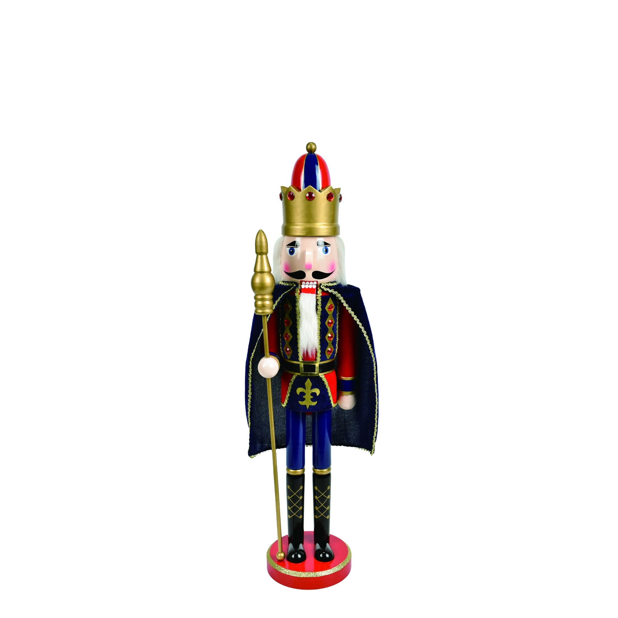 18 Inch  Nutcracker King with Cape