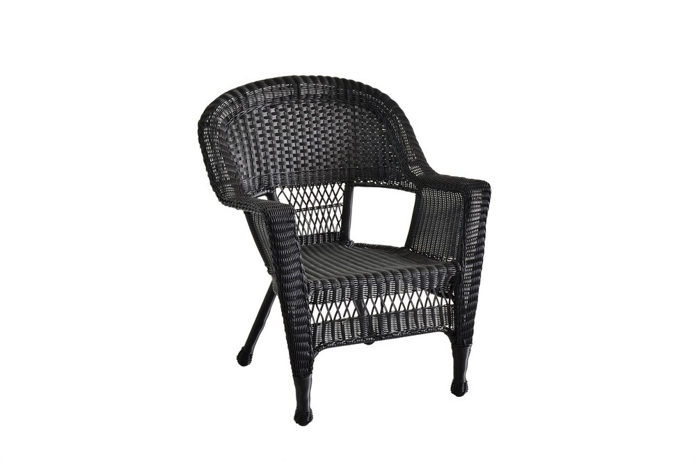 Black Wicker Chair