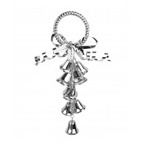 10.5 Inch Bells Door Hanger-Silver