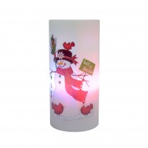 Christmas Snowman theme Flameless Candle and Projector