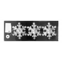 4Ft Christmas  Acrylic Led Snowflake  with Try Me