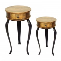 Bronze-Finish Accent Table (Set of 2)
