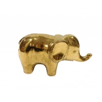 CERAMIC ELEPHANT GOLD COLOR