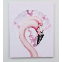 16.53 InchH pink 3D canvas wall art