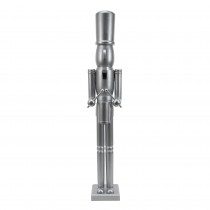 36inch wooden  Silver Soldier drummer Nutcracker