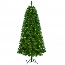 7ft. Prelit Christmas tree with Metal Stand