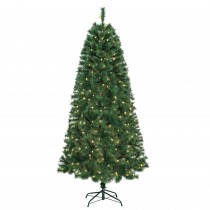 7ft. Prelit Christmas tree with Metal Stand