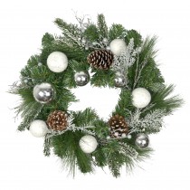 20 Inch Christmas Decorated Wreath