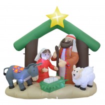 7FT  L Inflatable Nativity Scene