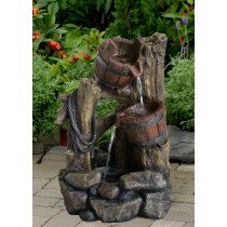Vat Outdoor/Indoor Water Fountain With Led Light