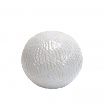 4.7 Inch Decorative Ceramic Spheres White