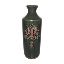 14 Inch Green Ceramic Flower Vase 