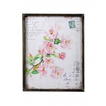 Asian Flowers Plaque