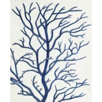 16 X 20 Blue Dried Tree Oil Paint Wall Decor