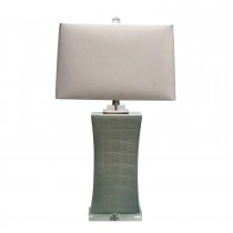 28.75 InchH Ceramic Table Lamp with Crystal Base