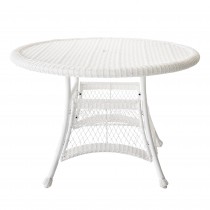 Wicker 44 Inch Round Dining Table