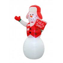 8FT SNOWMAN , INFLATABLE