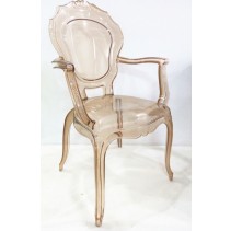 Amber Plastic Arm Chair (Set of 2)