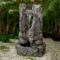 Wood Water Fall Water Fountain