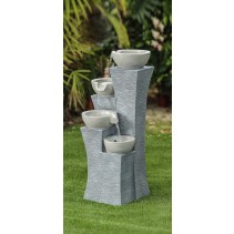 Four-Tiered Modern-style Water Fountain