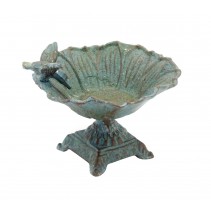 7 Inch Decoractive Bird Feeder Tray-Blue