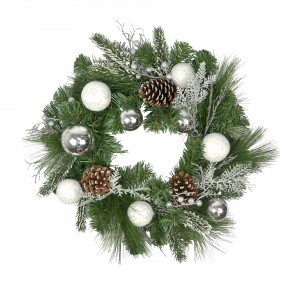 20 Inch Christmas Decorated Wreath
